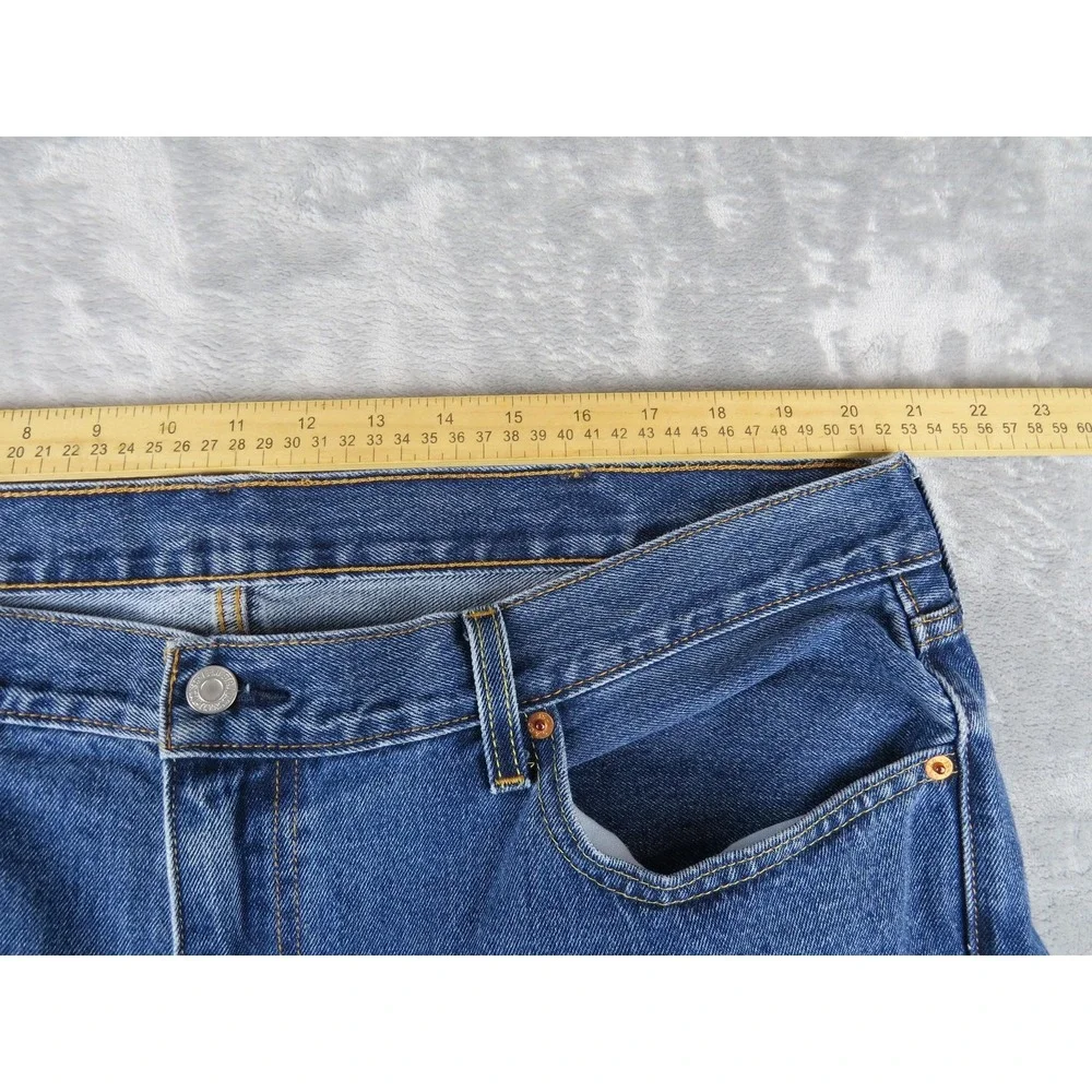 Levis 550 Jeans Mens 42x32‎ Blue Relaxed Fit Straight Leg Zip Fly Denim Pants